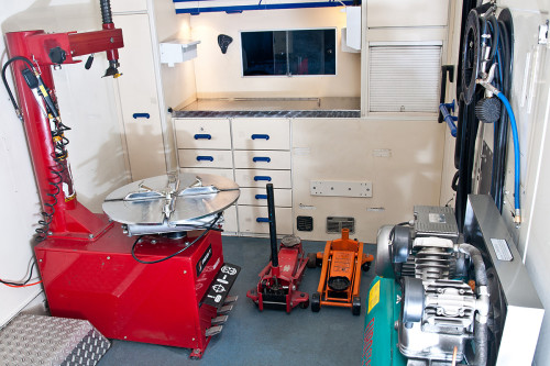 Помещение шиномонтожа