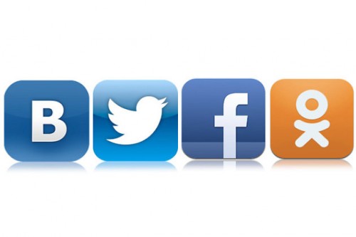 Иконки социальных сетей - фото