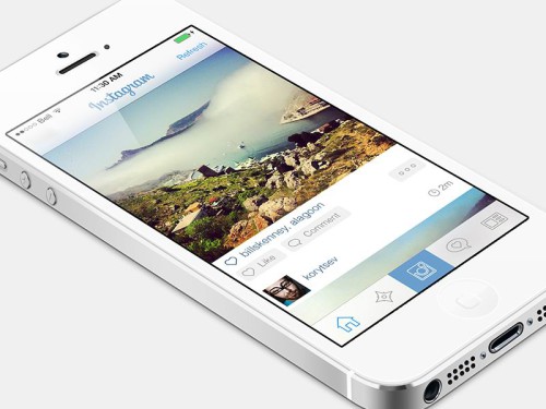 Инстаграм в смартфоне