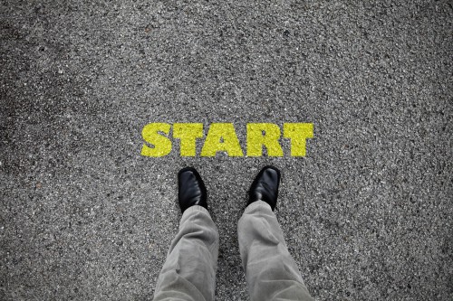 Надпись старт