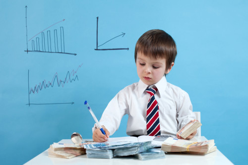 Ребёнок делает бизнес