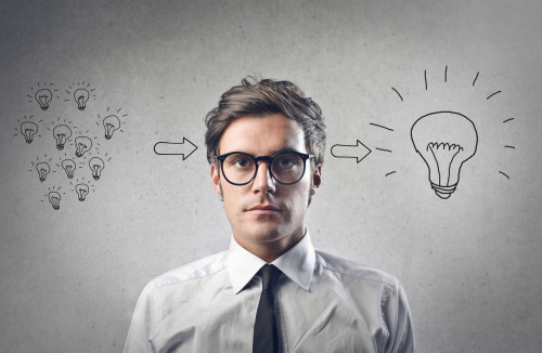 Идеи приходят в голову молодому человеку