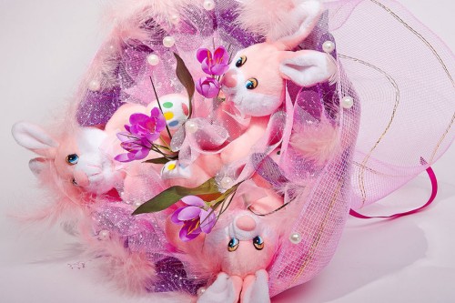 Букет из мягких игрушек