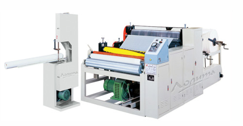 Полуавтоматический станок для производства туалетной бумаги