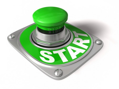 Зелёная кнопка старт