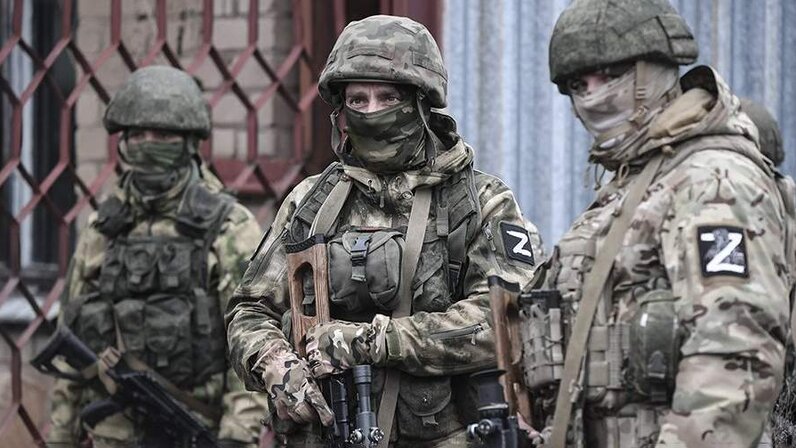 Бойцы Вооруженных сил России в зоне СВО