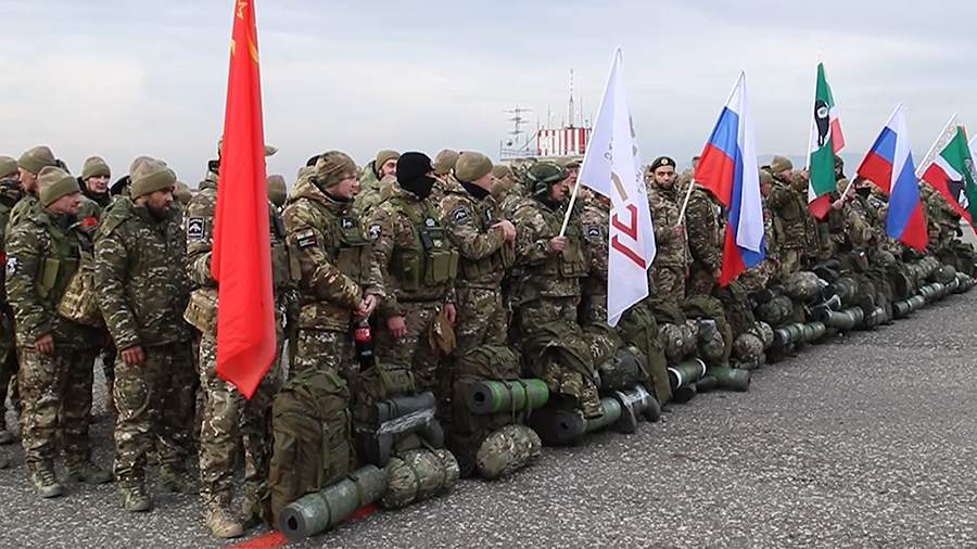Бойцы Кадырова отправляются в зону СВО