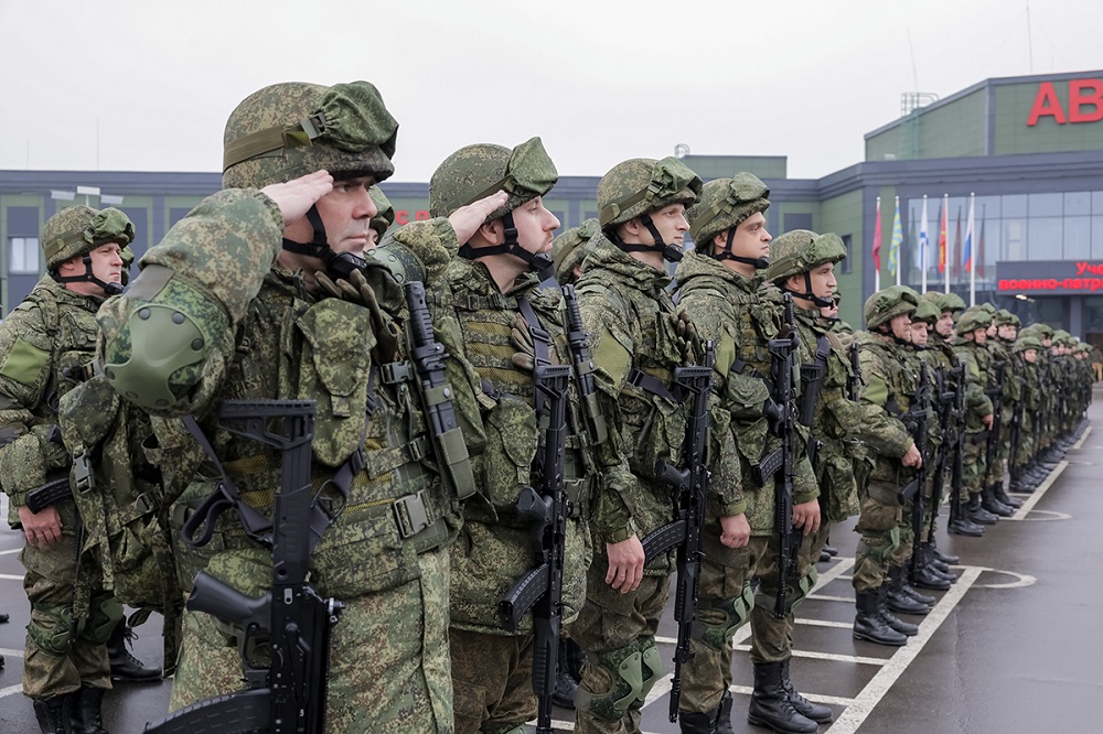 Военнослужащие ВС РФ готовятся к выезду в зону СВО