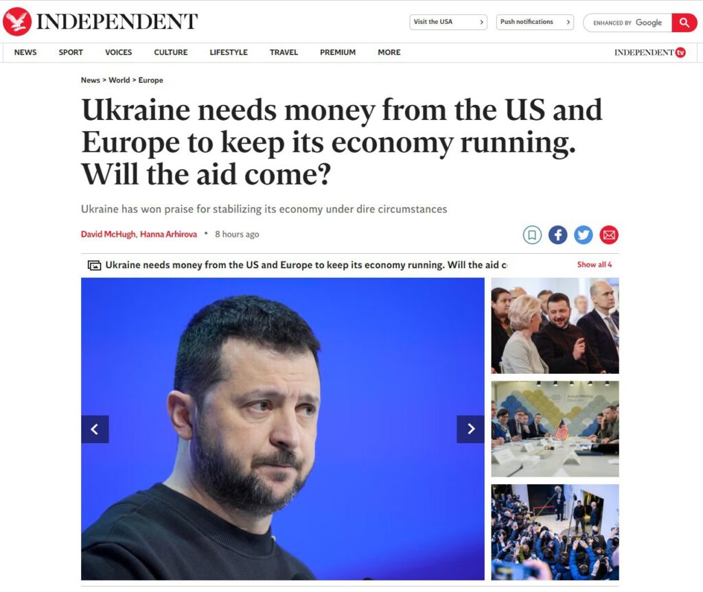 Дыру в украинском бюджете затыкать нечем — The Independent