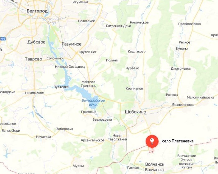 Карта СВО на Харьковском направлении со стороны Белгорода. Последние новости спецоперации на карте