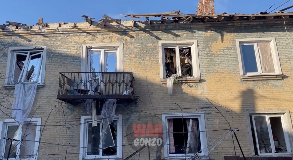 Националисты ударили из РСЗО по жилым домам в Макеевке. Источник - Wargonzo