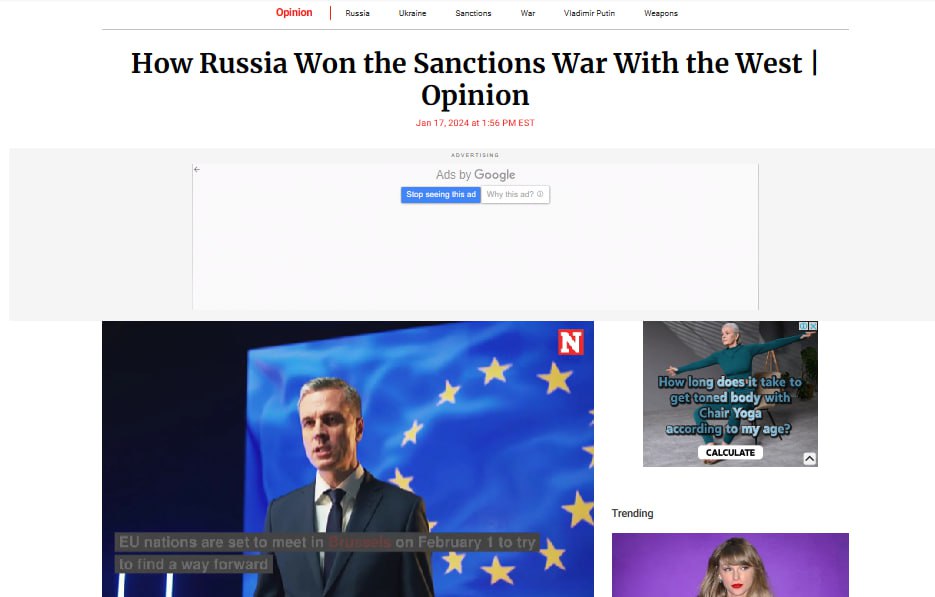 Россия победила западные санкции — Newsweek