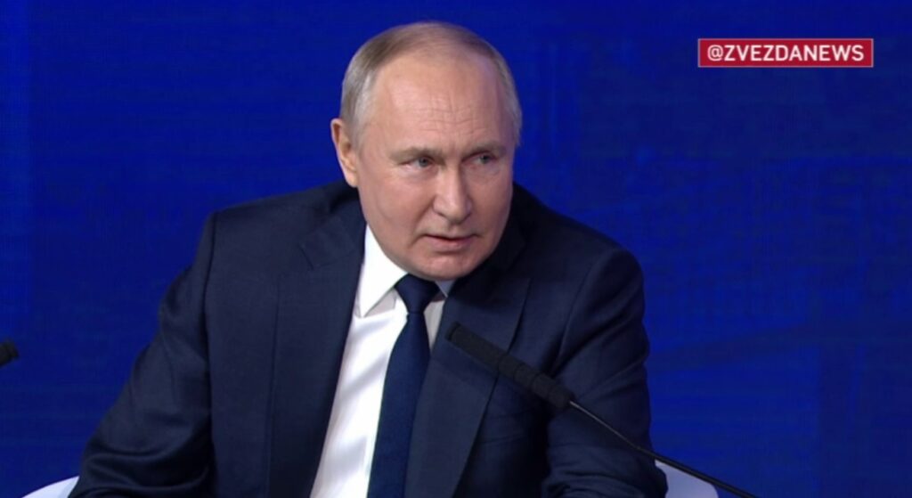Зявления президента России Владимира Путина на встрече с доверенными лицами в Гостином дворе
