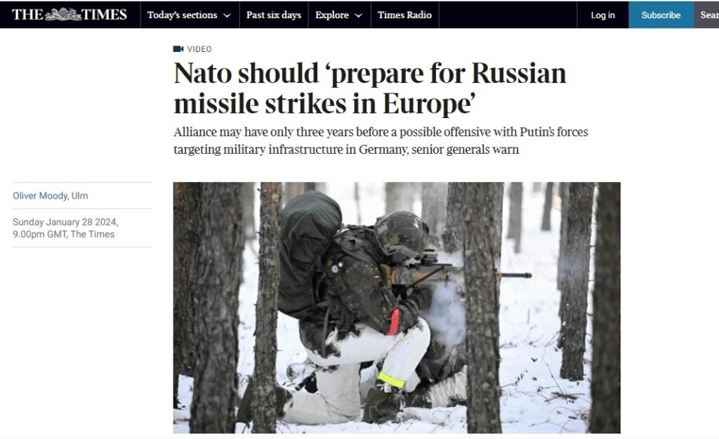 Европейским странам НАТО нужно готовиться к ракетным ударам Москвы