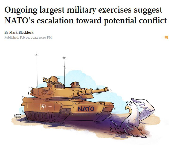 Учения НАТО не безобидны — это репетиция и провокация, пишет Global Times